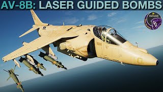 AV8B Harrier GBU1216 Laser Guided Bombs Tutorial  DCS WORLD [upl. by Hannover576]