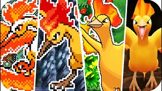 Evolution of Legendary Moltres Battles 1996  2018 [upl. by Ayeka]