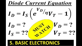 Diode Current Equation [upl. by Andra]