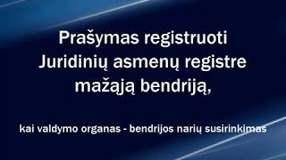 Registrų centro klientų savitarna prašymas registruoti mažąją bendriją II [upl. by Fernandez798]