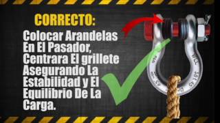 Uso correcto de grilletes GuiaJR [upl. by Halian]