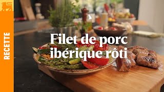 Filet de porc ibérique rôti [upl. by Magill]