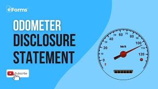 Odometer Disclosure Statement  EXPLAINED [upl. by Nicki]