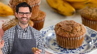 AMAZING Banana Muffin Recipe [upl. by Sonitnatsnoc95]