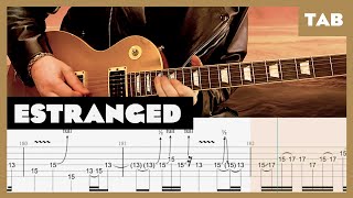 Guns N’ Roses  Estranged  Guitar Tab  Lesson  Cover  Tutorial [upl. by Nirtak]