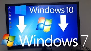 Downgrading from Windows 10 to Windows 7 On my PC Actual Hardware [upl. by Encrata215]