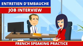 Entretien dEmbauche Francais  Job Interview Dialogue in French [upl. by Cully93]