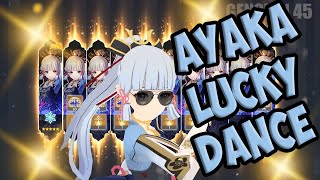 Ayaka Lucky Dance Specialist  Genshin Impact [upl. by Niltac]