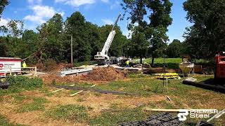 Rogers County Oklahoma Bridge Install [upl. by Auj]