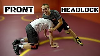 Top 5 Wrestling Moves FRONT HEADLOCK [upl. by Esilanna448]