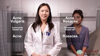 Diagnosing Acne vs Rosacea Stanford Medicine 25 [upl. by Brunell]