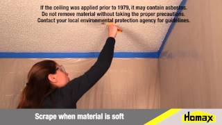 How To Repair Popcorn Ceiling Texture [upl. by Burkle]