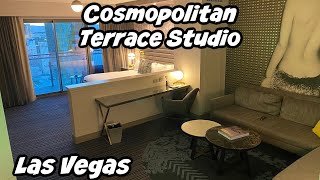 Cosmopolitan Las Vegas Terrace Studio Room Tour [upl. by Bopp]