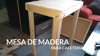 Cómo hacer mesa de madera [upl. by Ballinger]