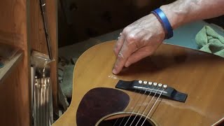 guitar finish chip  dent repair [upl. by Saraann]