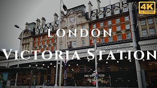 London Victoria Station Walk Through England 4K [upl. by Ikuy660]