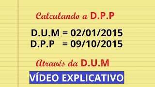 COMO CALCULAR A DATA PROVÁVEL DO PARTO SEM ERRO [upl. by Erdeid]