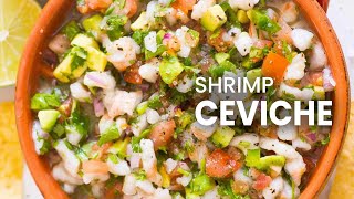 How to Make Shrimp Ceviche  Easy Recipe [upl. by Ramsdell]