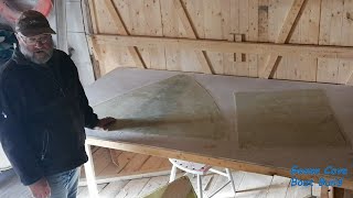 Making fiberglass panels [upl. by Hoffer]