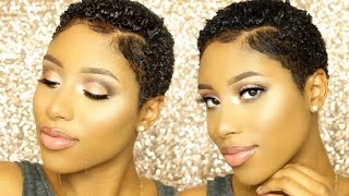 How To Define Curls for Short Natural Hair  TWA [upl. by Palma60]