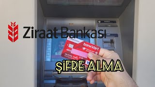 ZİRAAT BANKASI KART ŞİFRESİ ALMA [upl. by Bibi184]