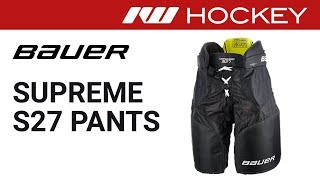 Bauer Supreme S27 Ice Hockey Pant Review [upl. by Naul529]