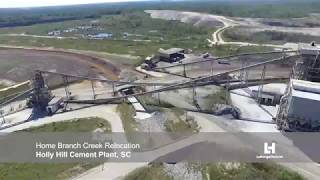 Visit Holcim Holly Hill Cement Plant Aerial drone footage [upl. by Aivekahs]