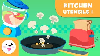 Kitchen Utensils  Episode 1  Vocabulary for Kids [upl. by Sada]