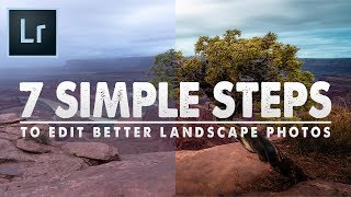 7 BEGINNER Steps to EDIT BETTER Landscape PHOTOS in Lightroom [upl. by Rennie]