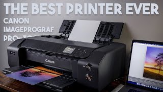 The Best Photo Printer Ever  Canon ImagePROGRAF PRO300  Print Quality Review 2020 [upl. by Limemann]