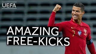 CRISTIANO RONALDO Best Freekicks [upl. by Uehttam]