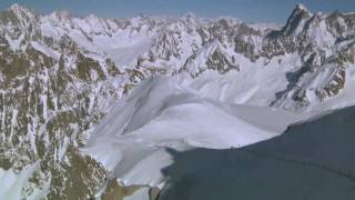 Unbelievable cable car speed flying  Antoine Montant in Chamonix France [upl. by Converse739]