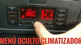 Menú OCULTO climatizador  clima HIDDEN MENÚ  CLIMATIZADOR VAG [upl. by Isyak]