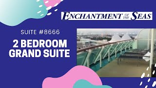 Enchantment of the Seas suite8666 RCCL 2 bedroom Grand Suite [upl. by Naugal]