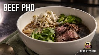 Beef Pho Recipe  Vietnamese Beef Noodle Soup [upl. by Beattie]