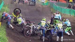 sidecarcross crash compilation [upl. by Corabella]