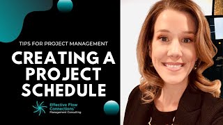 Creating A Project Schedule In Smartsheet  Tips For Project Management [upl. by Ilyah]