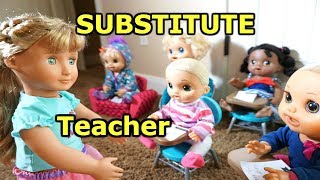 BABY ALIVE Has A Substitute Teacher And Everyone Shares Memories Baby Alive Videos [upl. by Lerud]