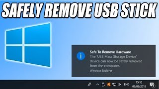 How to Safely Remove USB Storage Drive amp Why You Should Do This Tutorial [upl. by Ennaylil]