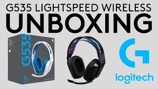 Logitech G535 LIGHTSPEED Wireless Headset UNBOXING [upl. by Kentiggerma]