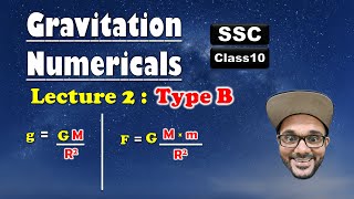 Gravitation  Numericals Lecture 2  SSC Class 10  Maharashtra state board [upl. by Simah]