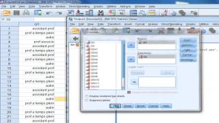 SPSS tutoriel KHI2 et corrélation de variables qualitatives [upl. by Tansey]