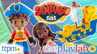 Santiago of the Seas LightUp Talking Santiago Figure amp More from FisherPrice  Play Lab [upl. by Derdlim]