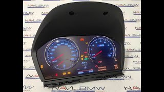 BMW M2 F87 Performance Digital 6WA cluster 300 Kmh from NAVIANDBMWPARTS [upl. by Eadrahc]