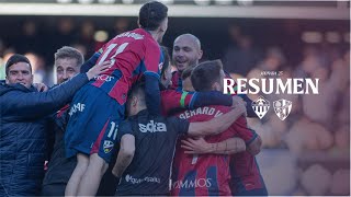 Resumen CD Castellón 01 SD Huesca  02 de febrero  Jornada 25 [upl. by Eecart]