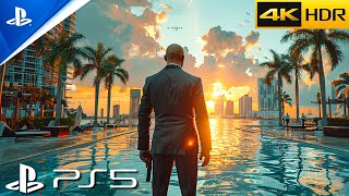 MIAMI PS5 Immersive ULTRA Realistic Graphics Gameplay 4K60FPS Hitman 2 [upl. by Ecerahc967]