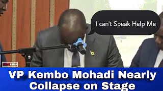 Breaking 😳 Kembo Mohadi Nearly Collapse on Stage [upl. by Ehling]