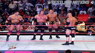 Goldberg vs Triple hBatista and Randy Orton 3 on 1 Match [upl. by Freddie]