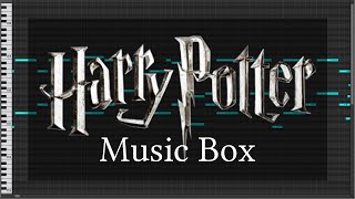 1 Hour Loop Hedwigs Theme  Harry Potter Celesta Part Music BoxMIDI [upl. by Arther514]