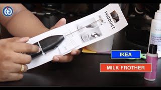 IKEA MILK FROTHER Review amp Battery Installation [upl. by Odnalo539]